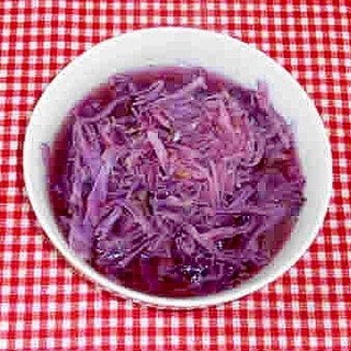 紫キャベツたっぷりスープ♪